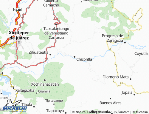Mappa MICHELIN Chicontla - ViaMichelin