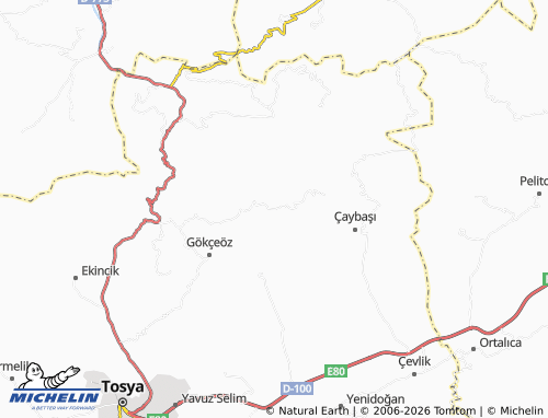 MICHELIN Çeltikçi map - ViaMichelin