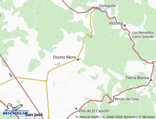 Mappa MICHELIN Doctor Mora - ViaMichelin