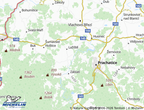 Mappa MICHELIN Zábrdí - ViaMichelin