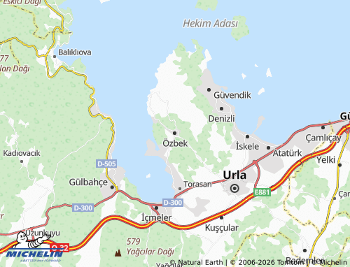 Mappa MICHELIN Özbek - ViaMichelin