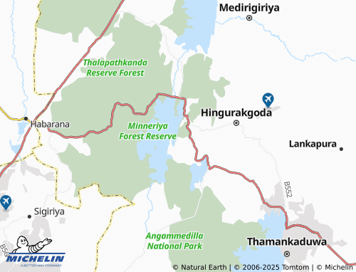 MICHELIN Bathgampattuwa map - ViaMichelin