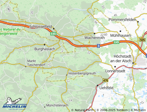 Mappa MICHELIN Frickenhöchstadt - ViaMichelin