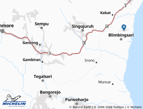 MICHELIN-Landkarte Sumbersari - ViaMichelin
