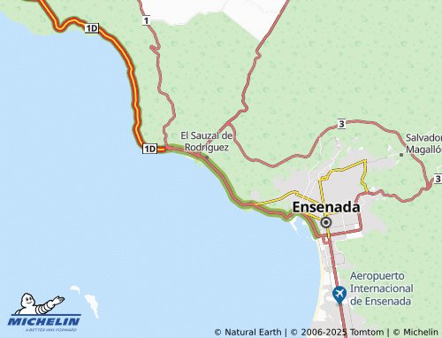 MICHELIN Del Issfam, Unidad Habitacional de Militares map - ViaMichelin
