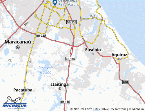 MICHELIN Pedra map - ViaMichelin