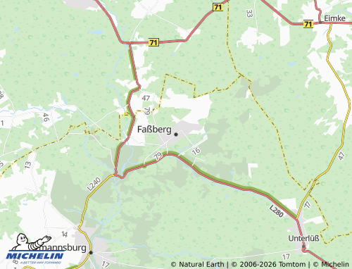 Carte MICHELIN Faßberg - ViaMichelin