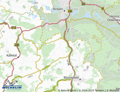 MICHELIN Kükenbruch map - ViaMichelin