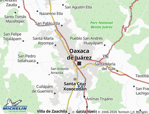 MICHELIN-Landkarte Benito Juárez - ViaMichelin