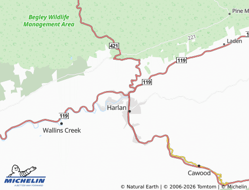 Mappa MICHELIN Baxter - ViaMichelin