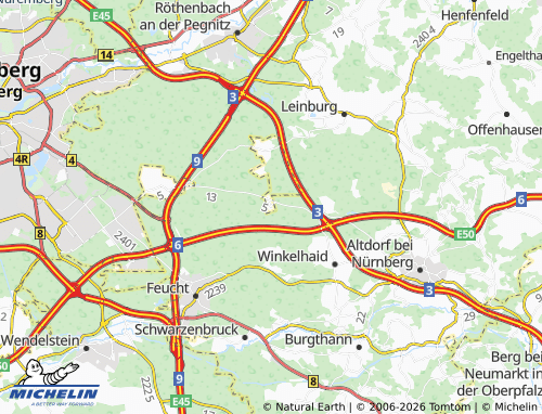 MICHELIN Birnthon map - ViaMichelin