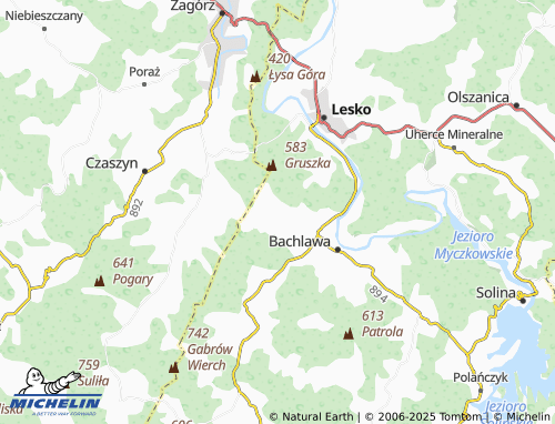 Carte MICHELIN Dziurdziów - ViaMichelin