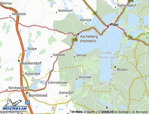 Mappa MICHELIN Dersau - ViaMichelin