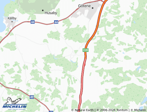 Carte MICHELIN Lundsbrunn - ViaMichelin
