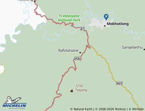 Mapa MICHELIN Manganeng - ViaMichelin