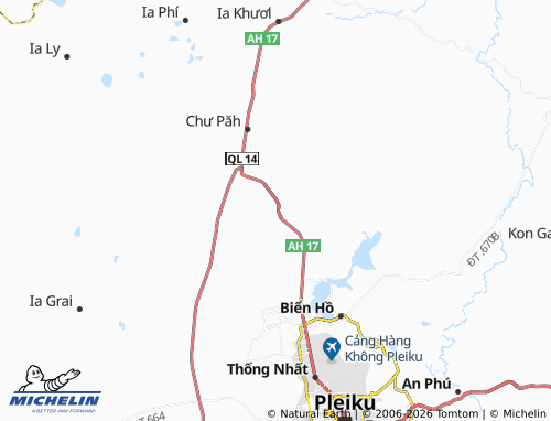 MICHELIN Chư Păh map - ViaMichelin