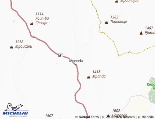 MICHELIN Makwani map - ViaMichelin