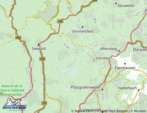 MICHELIN Omersbach map - ViaMichelin