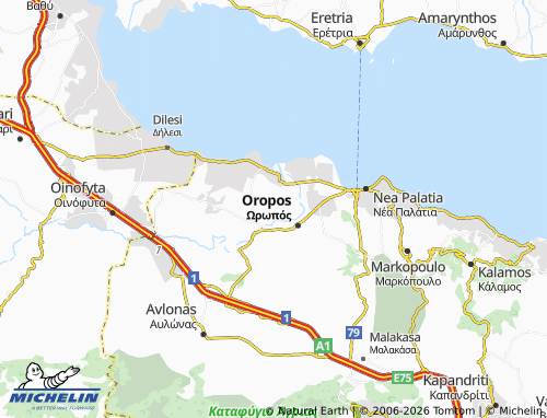 Mapa MICHELIN Katifori - ViaMichelin