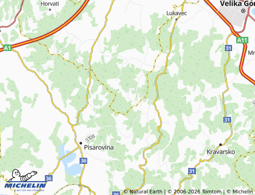 Kaart MICHELIN Lipnica - ViaMichelin