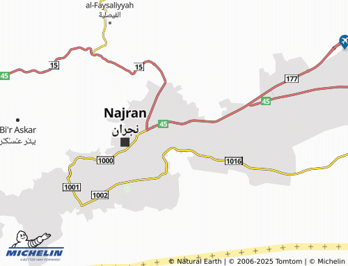 MICHELIN Al Manjam map - ViaMichelin