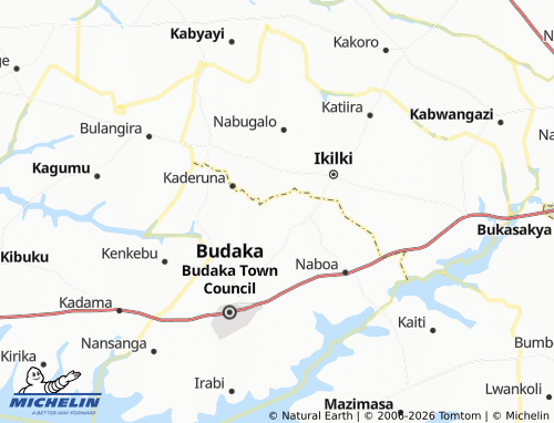 MICHELIN Kabuna map - ViaMichelin