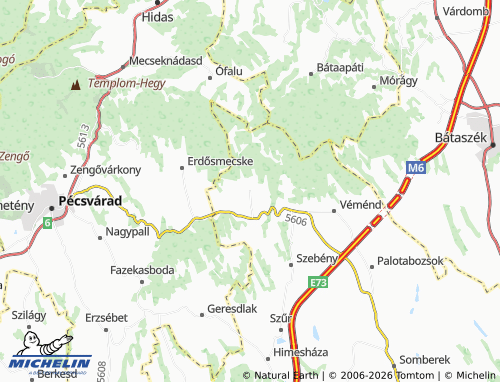 Mapa MICHELIN Feked - ViaMichelin