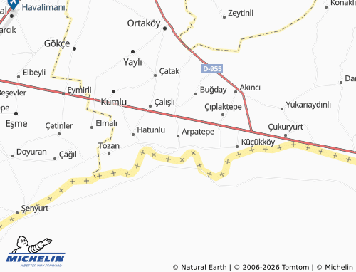 MICHELIN Arpatepe map - ViaMichelin