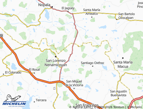 Mapa MICHELIN Cuarta de San Juan Acazuchitlan - ViaMichelin