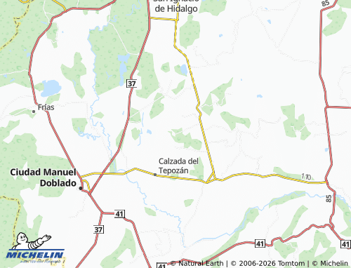 Mappa MICHELIN Calzada de la Merced - ViaMichelin