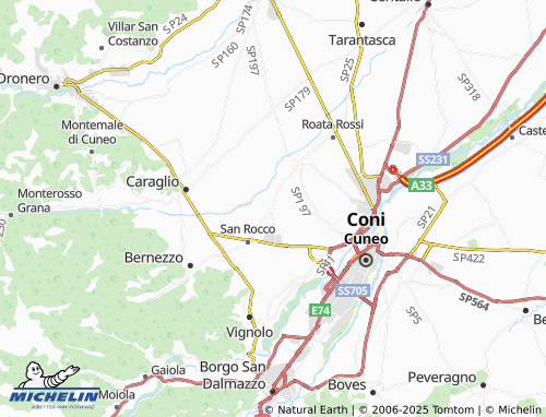 MICHELIN San Bernardo map - ViaMichelin