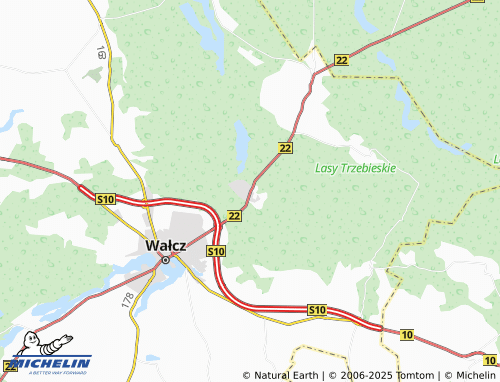 MICHELIN Ostrowiec map - ViaMichelin