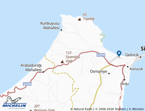 Mapa MICHELIN Abalı - ViaMichelin