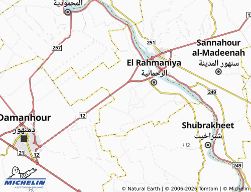 Mapa MICHELIN Mahallat Dawoud - ViaMichelin