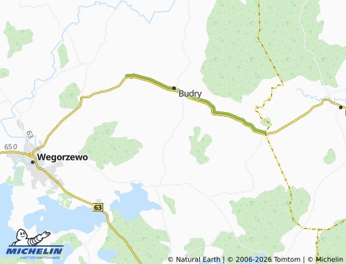 Mapa MICHELIN Brzozówko - ViaMichelin