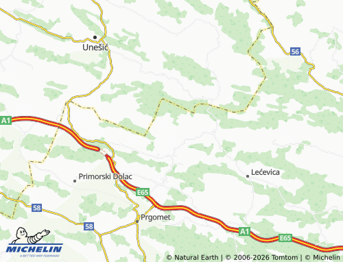 MICHELIN-Landkarte Divojevići - ViaMichelin
