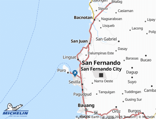 MICHELIN Lingsat map - ViaMichelin