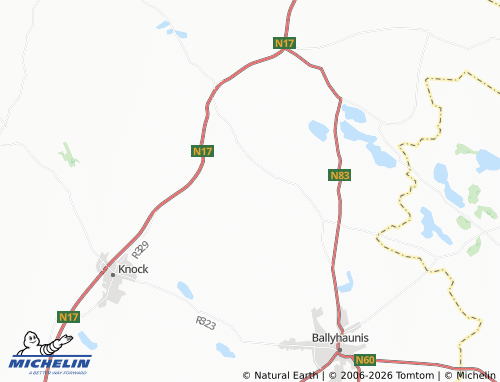 Kaart MICHELIN Aghamore - ViaMichelin