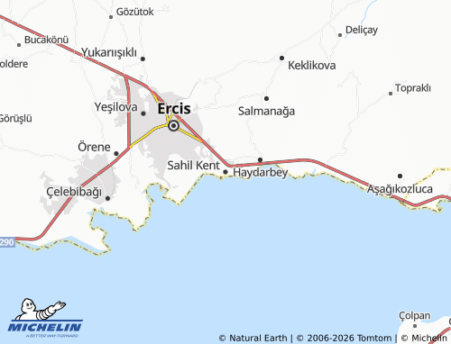 Mappa MICHELIN Sahil Kent - ViaMichelin