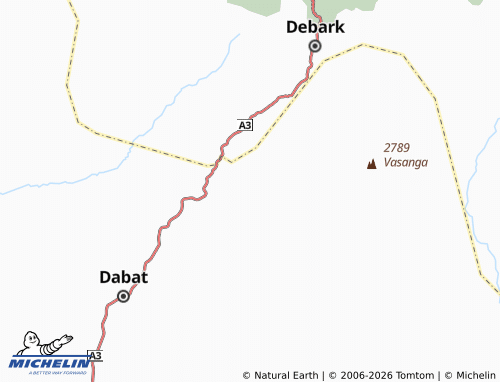 Mappa MICHELIN Dumlo Yohannes - ViaMichelin
