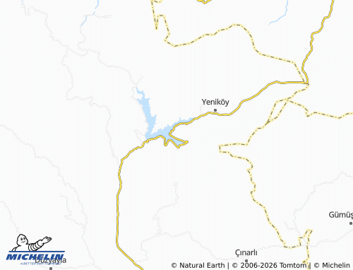 MICHELIN Pusat map - ViaMichelin