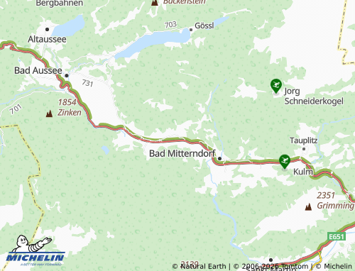 MICHELIN Obersdorf map - ViaMichelin