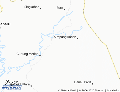 MICHELIN Pangi map - ViaMichelin