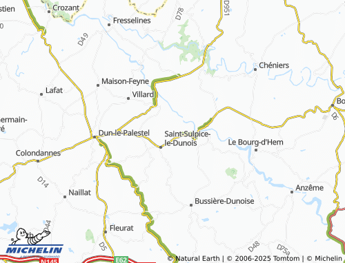 MICHELIN Rousseau map - ViaMichelin