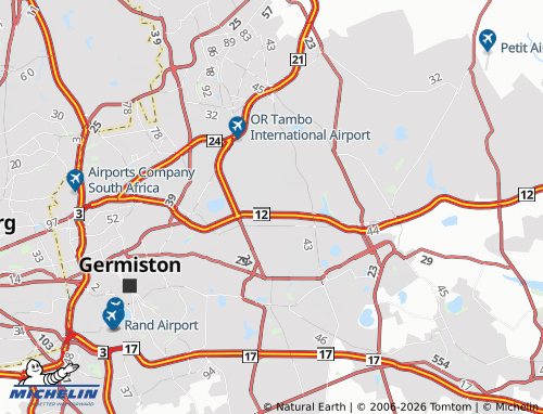 MICHELIN-Landkarte Bartlett - ViaMichelin