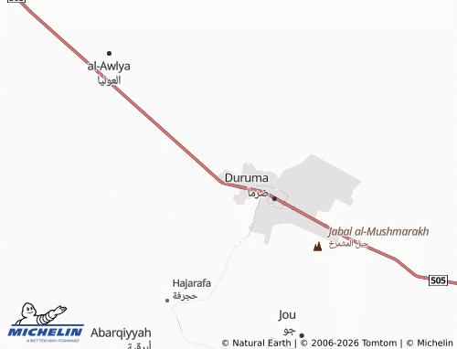 MICHELIN-Landkarte al-Muntazah - ViaMichelin