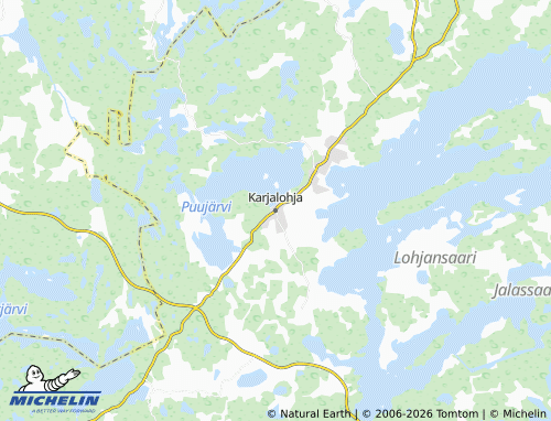 MICHELIN-Landkarte Karjalohja - ViaMichelin