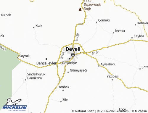 MICHELIN İzmirli map - ViaMichelin