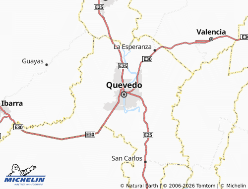 MICHELIN Quevedo map - ViaMichelin