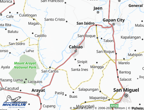 MICHELIN San Roque map - ViaMichelin
